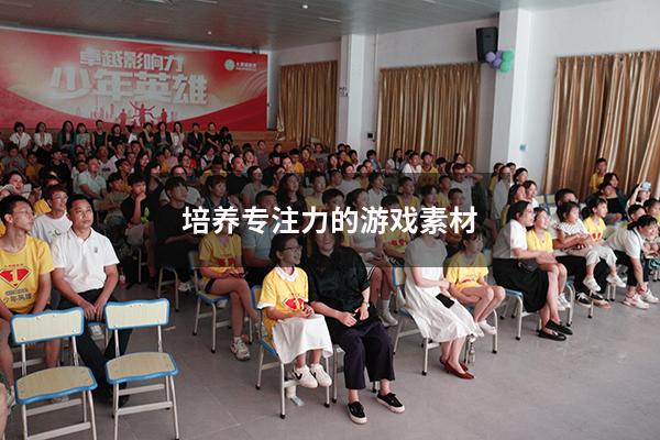 培养专注力的游戏素材