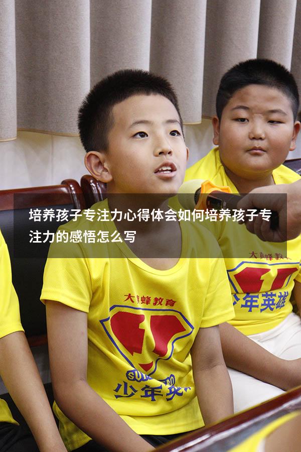 培养孩子专注力心得体会（如何培养孩子专注力的感悟怎么写）