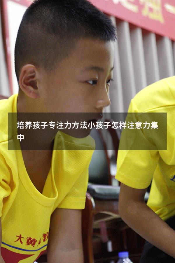 培养孩子专注力方法（小孩子怎样注意力集中）