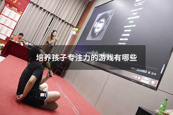 培养孩子专注力的游戏有哪些
