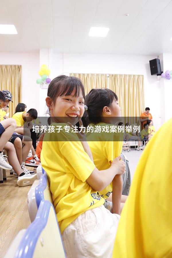 培养孩子专注力的游戏案例举例