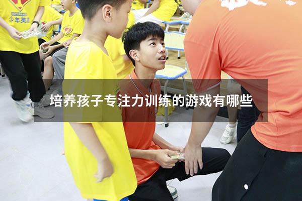 培养孩子专注力训练的游戏有哪些