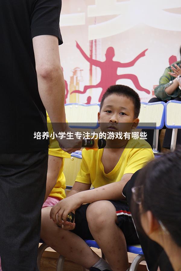 培养小学生专注力的游戏有哪些