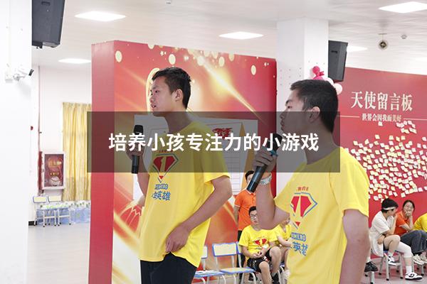 培养小孩专注力的小游戏