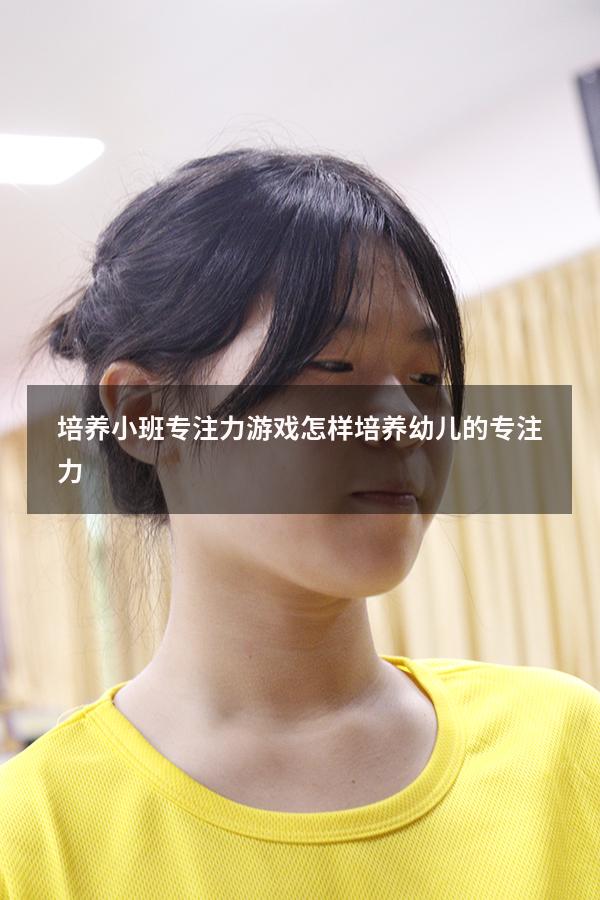 培养小班专注力游戏（怎样培养幼儿的专注力）