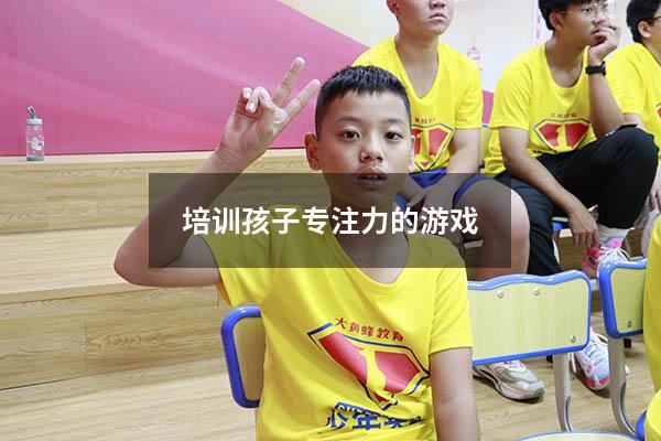培训孩子专注力的游戏
