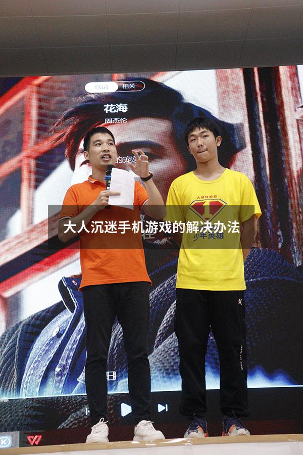 大人沉迷手机游戏的解决办法（成年男孩沉迷游戏无法自拔怎么办）
