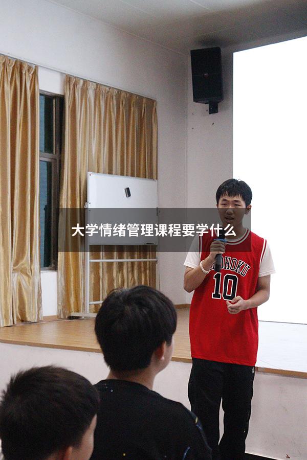 大学情绪管理课程要学什么