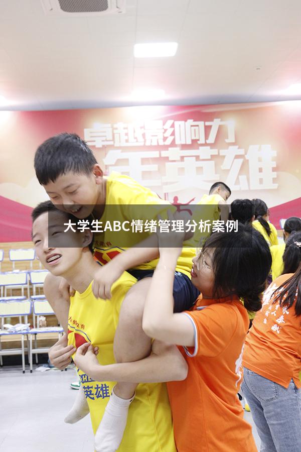 大学生ABC情绪管理分析案例