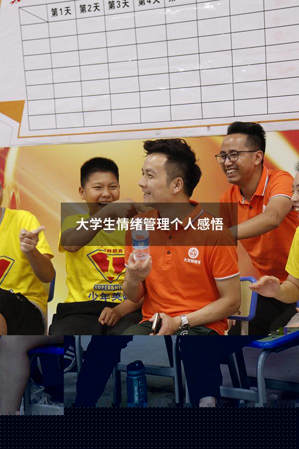 大学生情绪管理个人感悟