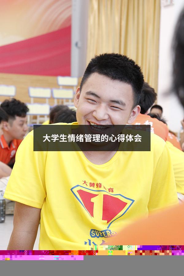 大学生情绪管理的心得体会