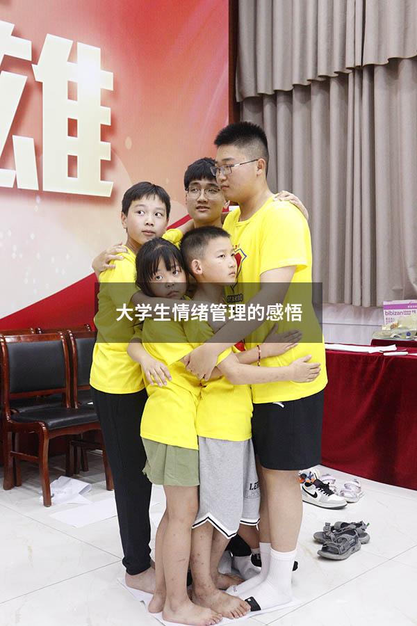 大学生情绪管理的感悟