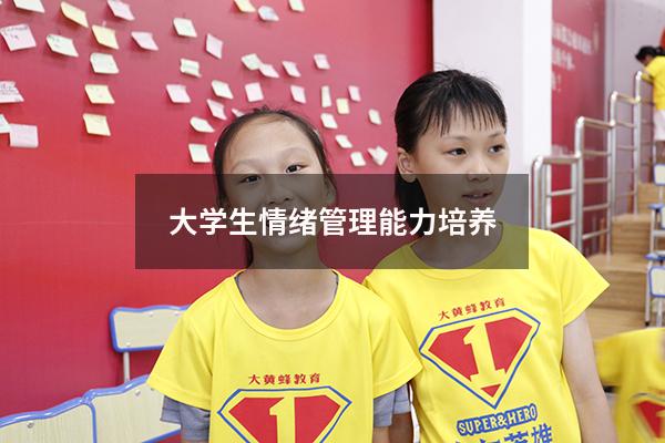 大学生情绪管理能力培养