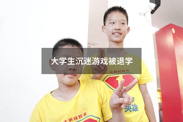 大学生沉迷游戏被退学