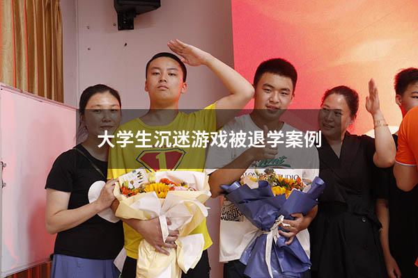 大学生沉迷游戏被退学案例