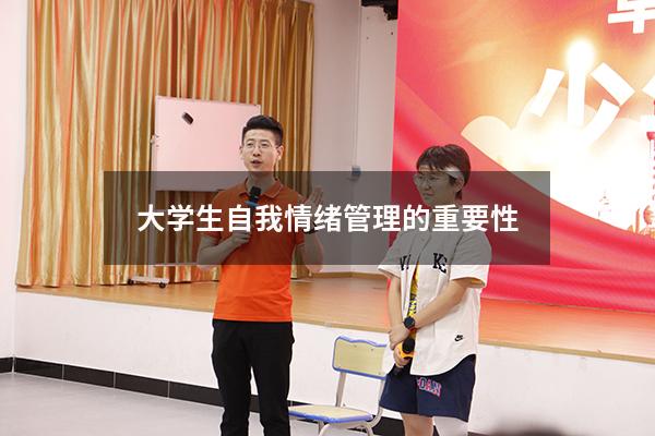 大学生自我情绪管理的重要性