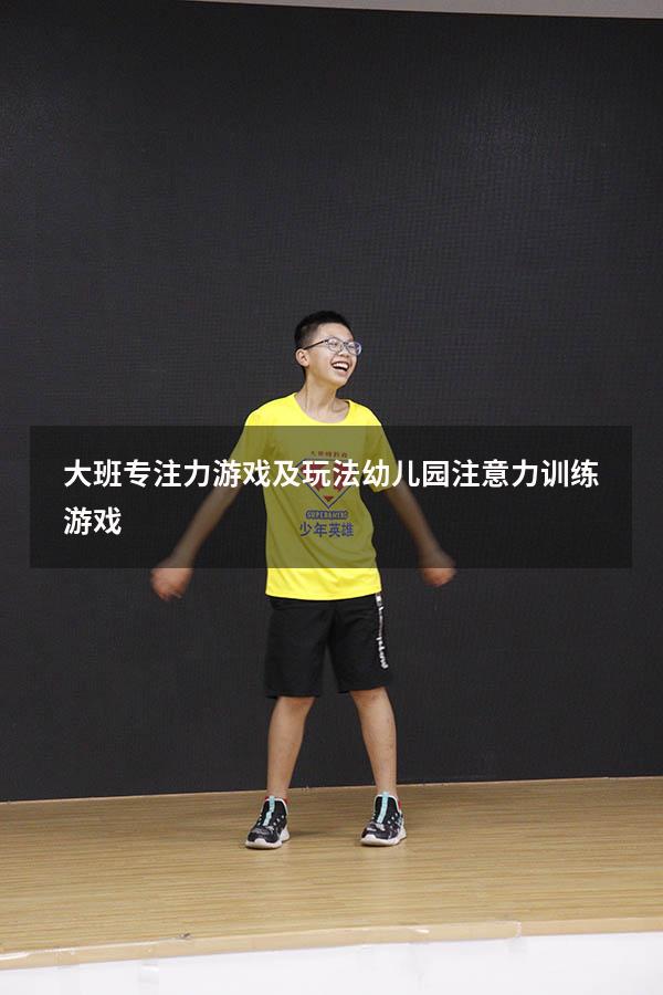 大班专注力游戏及玩法（幼儿园注意力训练游戏）