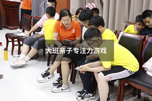 大班亲子专注力游戏