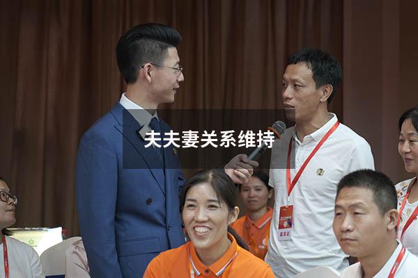夫夫妻关系维持