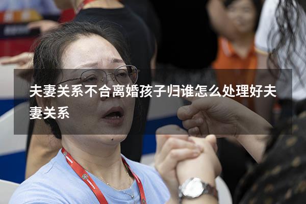 夫妻关系不合离婚孩子归谁（怎么处理好夫妻关系）