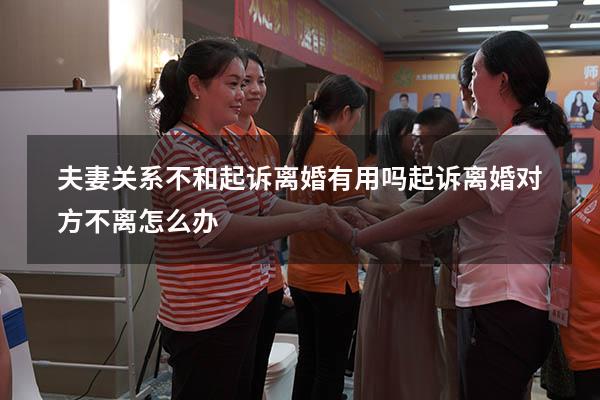 夫妻关系不和起诉离婚有用吗（起诉离婚对方不离怎么办）