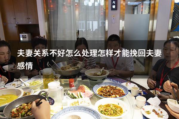 夫妻关系不好怎么处理（怎样才能挽回夫妻感情）