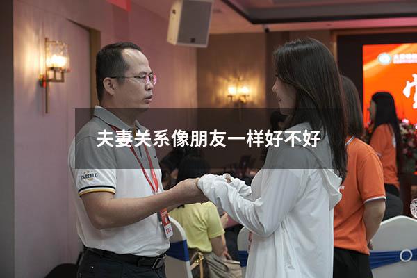 夫妻关系像朋友一样好不好