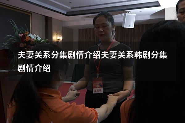 夫妻关系分集剧情介绍（夫妻关系韩剧分集剧情介绍）
