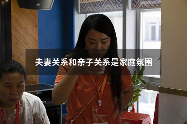 夫妻关系和亲子关系是家庭氛围