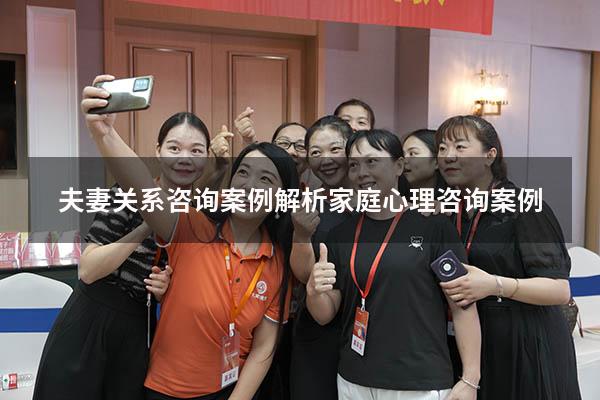 夫妻关系咨询案例解析（家庭心理咨询案例）