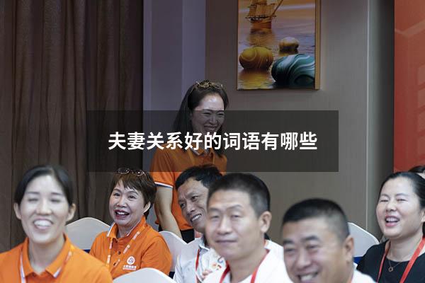 夫妻关系好的词语有哪些