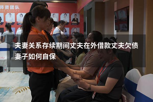 夫妻关系存续期间丈夫在外借款（丈夫欠债妻子如何自保）