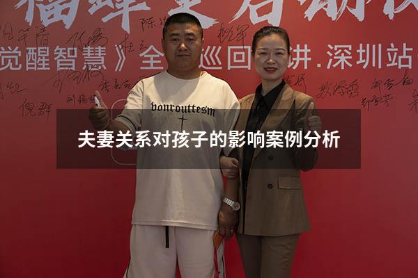 夫妻关系对孩子的影响案例分析