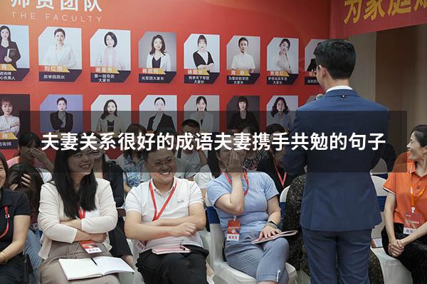夫妻关系很好的成语（夫妻携手共勉的句子）