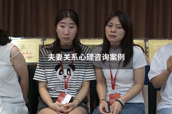 夫妻关系心理咨询案例