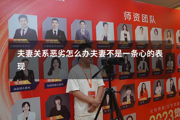 夫妻关系恶劣怎么办（夫妻不是一条心的表现）
