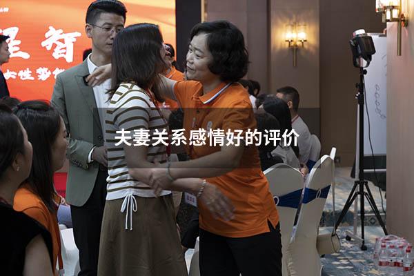 夫妻关系感情好的评价