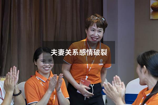 夫妻关系感情破裂