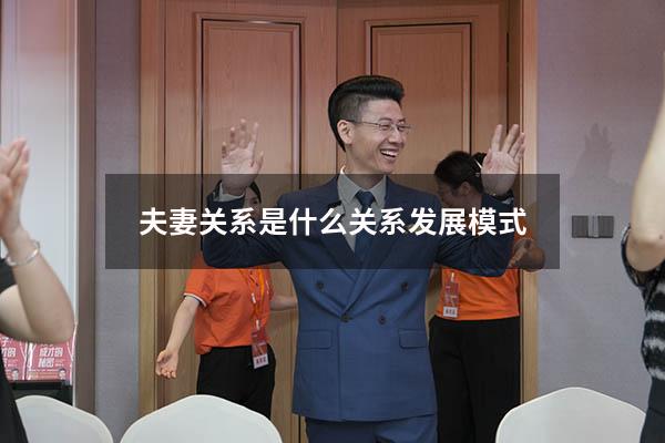 夫妻关系是什么关系发展模式