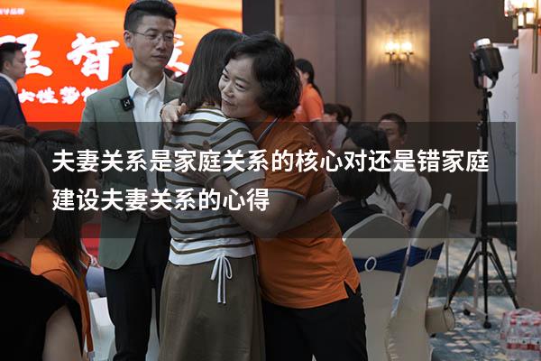 夫妻关系是家庭关系的核心对还是错（家庭建设夫妻关系的心得）