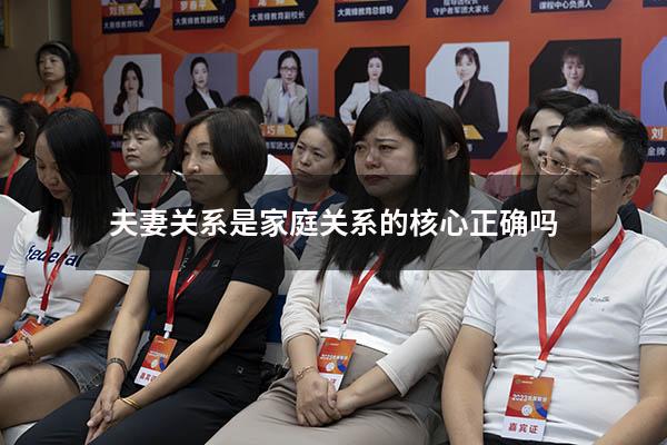 夫妻关系是家庭关系的核心正确吗