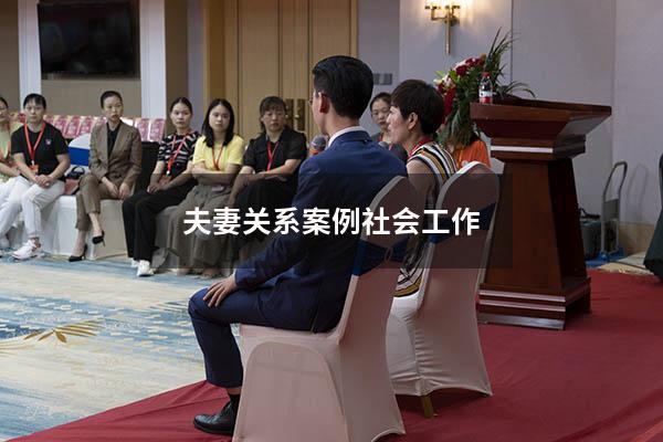 夫妻关系案例社会工作