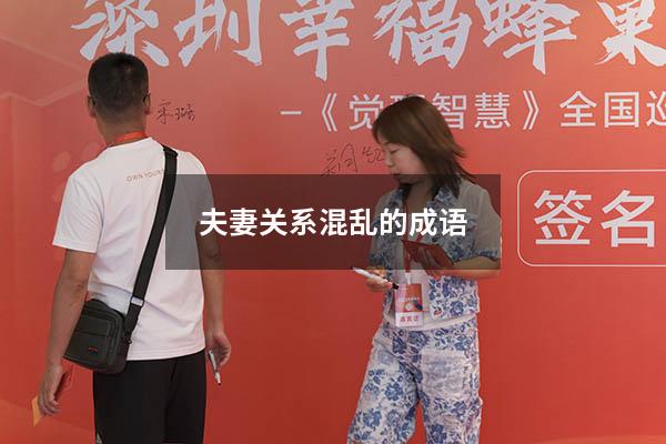 夫妻关系混乱的成语