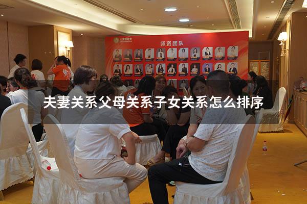 夫妻关系父母关系子女关系怎么排序211