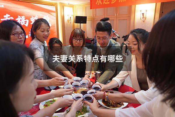 夫妻关系特点有哪些