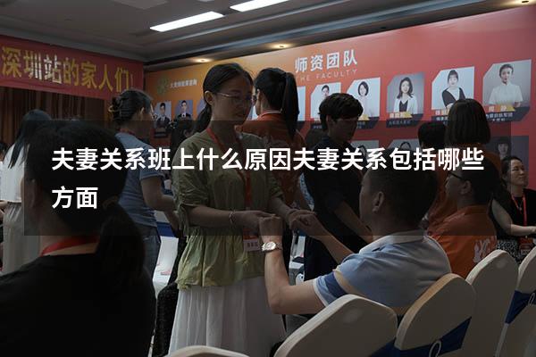 夫妻关系班上什么原因（夫妻关系包括哪些方面）