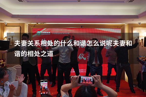 夫妻关系相处的什么和谐怎么说呢（夫妻和谐的相处之道）