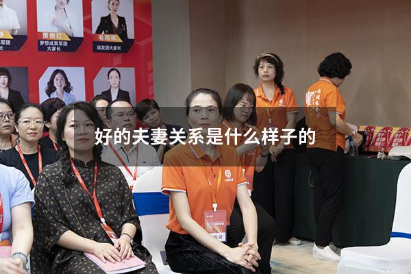 好的夫妻关系是什么样子的