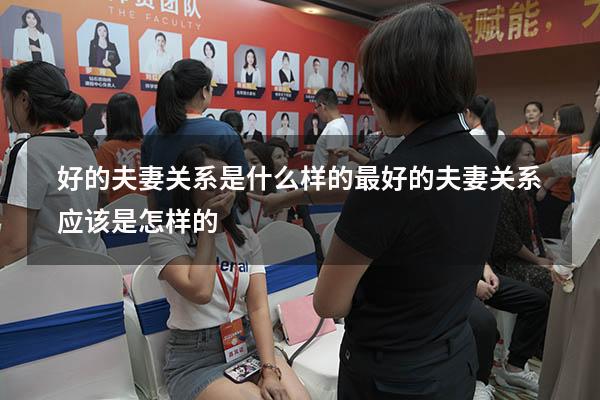 好的夫妻关系是什么样的（最好的夫妻关系应该是怎样的）