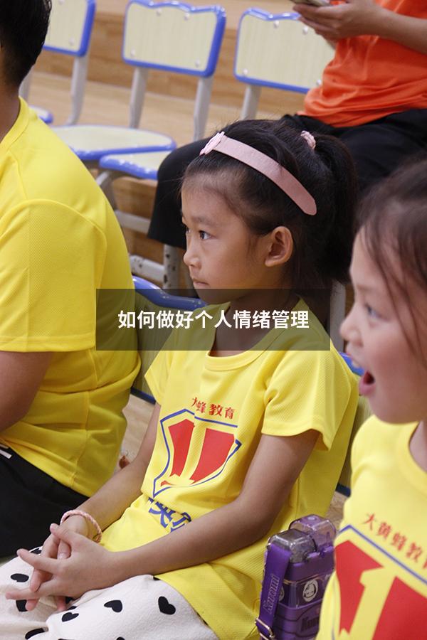 如何做好个人情绪管理